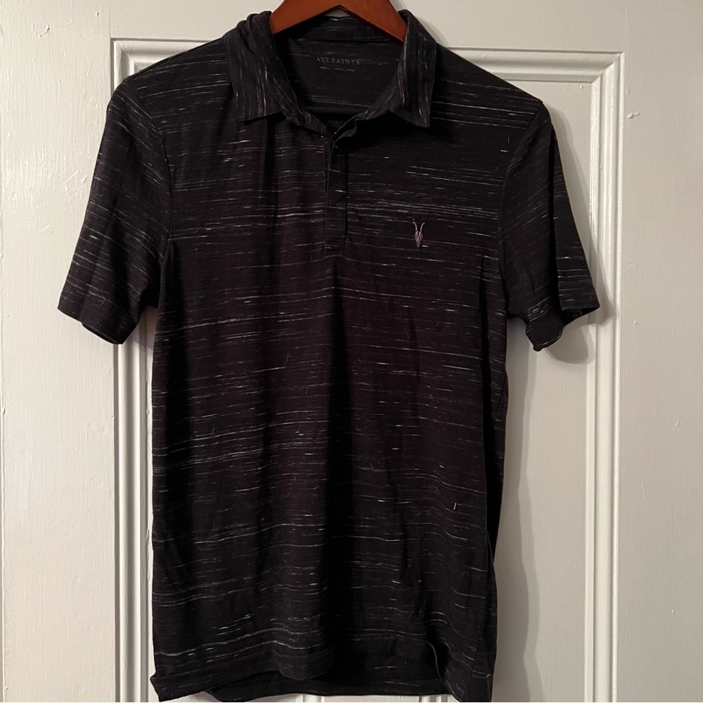 COPY - All Saints black polo